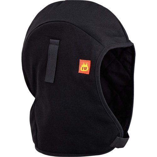 564A Flame Resistant Quilted Hardhat Liner, Black, Cotton Equipment World