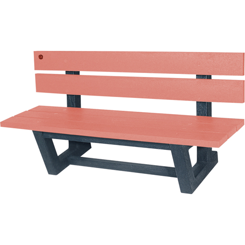 Bancs de parc d'ext&eacute;rieur, Plastique recycl&eacute;, 72" lo x 23-3/16" la x 29-13/16" h, S&eacute;quoia Equipment World