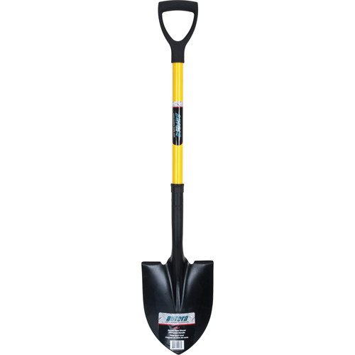 Round Point Shovels, Tempered Steel Blade, Fibreglass, D-Grip Handle Equipment World