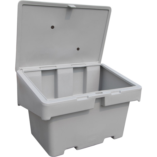 Salt Sand Container SOS, 48" x 33" x 34", 18.5 cu. Ft., Grey Equipment World