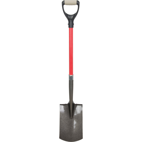 Heavy-Duty Shovels, Fibreglass, Carbon Steel Blade, D-Grip Handle, 30-1/2" Long Equipment World