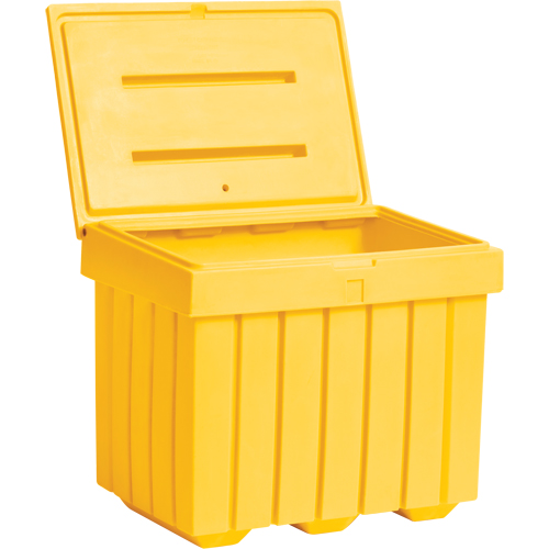 Conteneur d'entreposage &eacute;conomique pour sel/sable, 32" x 23" x 27-1/2", 10 pi³, Jaune Equipment World
