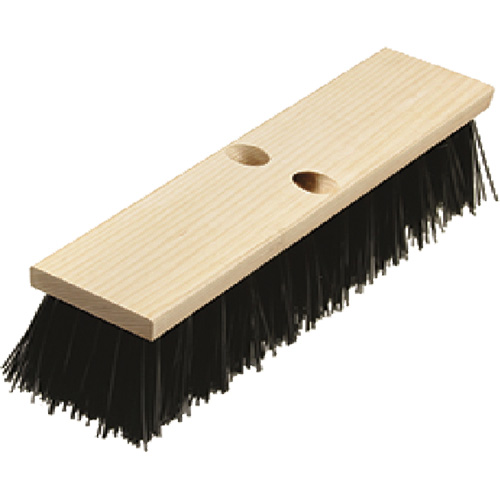 Heavy-Duty Street Broom, 14", Coarse/Stiff, Polypropylene Bristles Equipment World