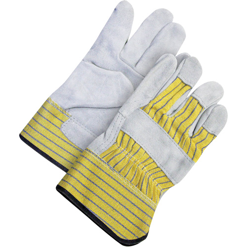 Gants d'ajusteur classiques, Taille unique, Paume en Cuir de vache refendu, Doublure en Molleton Equipment World