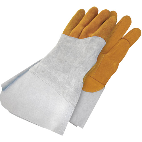 Gander Brand Reverse Grain TIG Welder Gloves, Grain Deerskin, Size 10 Equipment World