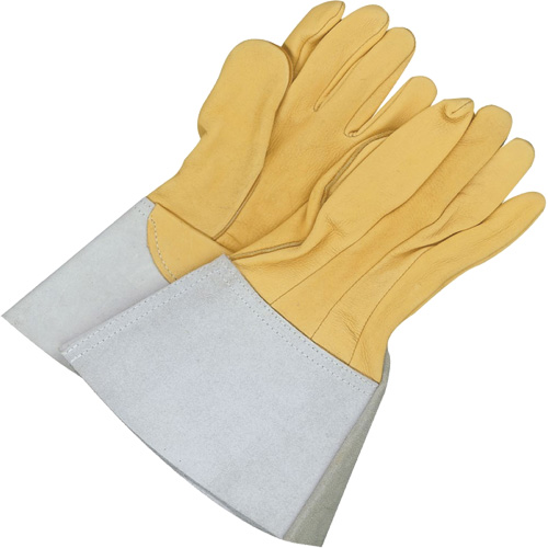 Gants de soudage &agrave; l'arc TIG en cuir de daim retourn&eacute; Gander Brand, Cuir fleur de daim, Taille 10 Equipment World