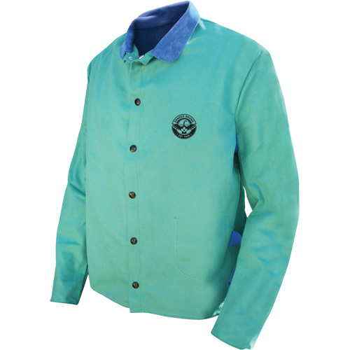 Veste de soudage Gander Brand Banox FR, Coton, 3T-Grand, Vert Equipment World