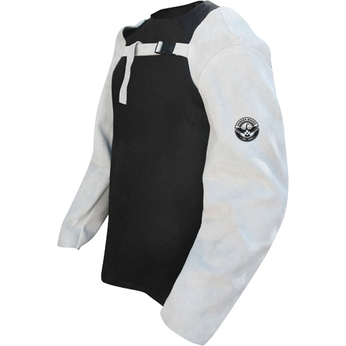 Leather Welding Sleeves, 24" L, Pearl Grey Equipment World