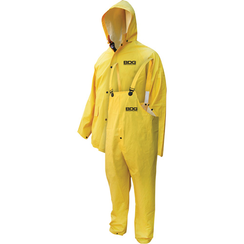 V&ecirc;tements imperm&eacute;ables ignifuges en trois morceaux Deny, T-Grand, Jaune Equipment World