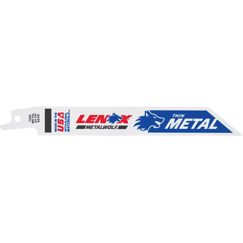 Lame de scie alternative, Bim&eacute;tal, 24 Dents par pouce, 6" lo x 3/4" la Equipment World