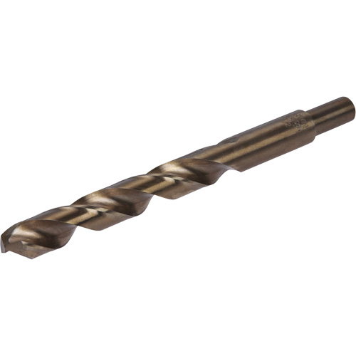 Heavy-Duty Jobber Drill Bit, High Speed Cobalt, 1/2", 6" L, 1-1/2" Flute, 135° Point Angle Equipment World