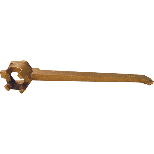 Drum Plug Wrench, 12" Handle, Bronze Equipment World