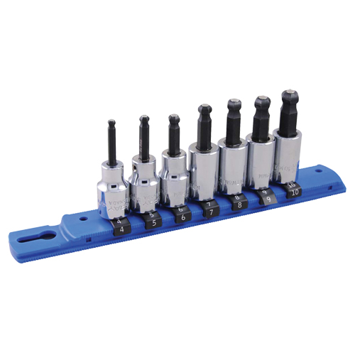 Metric Ball Nose Socket Set, 7 Pcs Equipment World