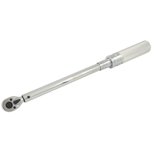 Heavy-Duty Micro-Adjustable Torque Wrench, Click, 3/8" Square Drive, 10 - 100 ft-lbs. Equipment World