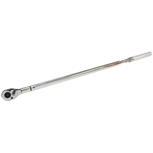 Heavy-Duty Micro-Adjustable Torque Wrench, Click, 3/4" Square Drive, 100 - 600 ft-lbs. Equipment World