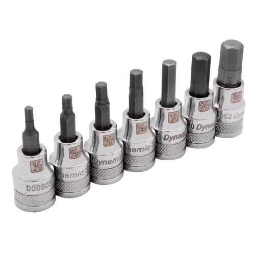 Standard SAE Socket Set, 7 Pcs Equipment World