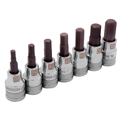 Standard Metric Socket Set, 7 Pcs Equipment World