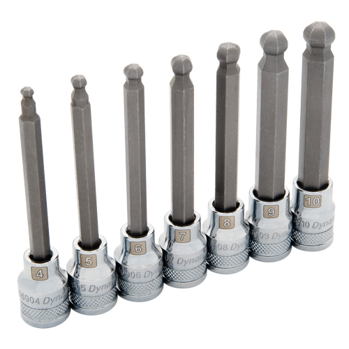 Long Metric Ball Nose Socket Set, 7 Pcs Equipment World