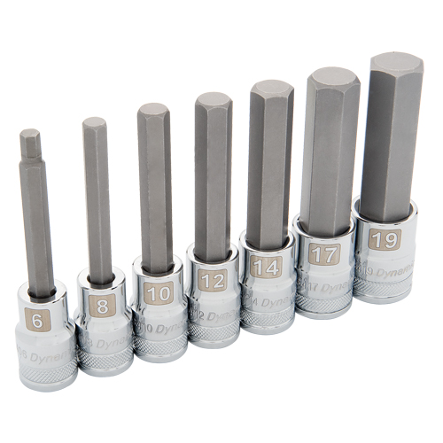 Long Metric Socket Set, 7 Pcs Equipment World