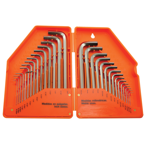 Hex Key Set, 30 Pcs., Metric & Imperial Equipment World