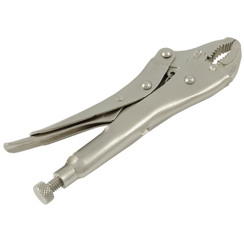 Locking Pliers, 5" Length, Curved Jaw Equipment World