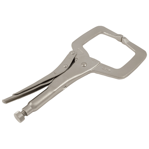 Locking Clamp Pliers with Swivel Pads, 11" Length, C-Clamp Equipment World