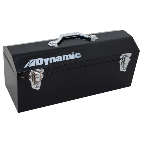 Hip Roof Tool Box, 7" D x 19" W x 7-1/2" H, Black Equipment World