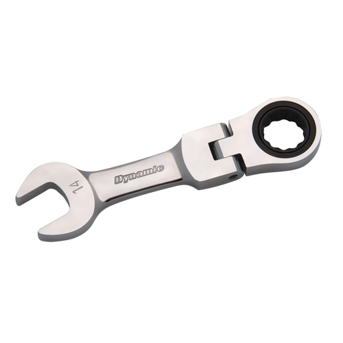 Metric Stubby Flex-Head Ratcheting Wrench Equipment World