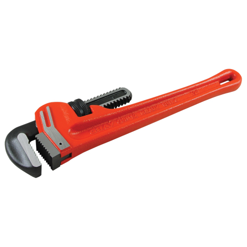 Pipe Wrench, 1-1/2" Jaw Capacity, 10" Long Equipment World