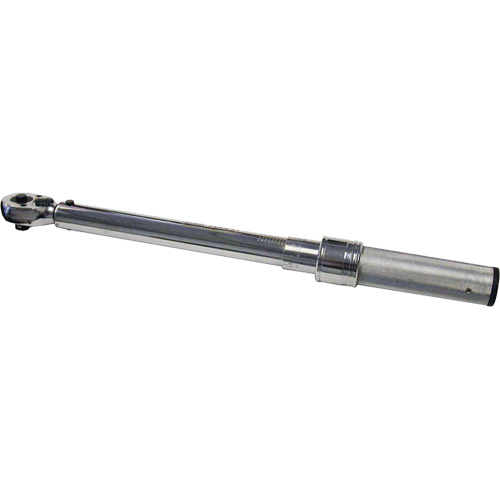 Micro-Adjustable Fixed-Head Torque Wrench, Click, 3/8" Square Drive, 10 - 100 ft-lbs. Equipment World