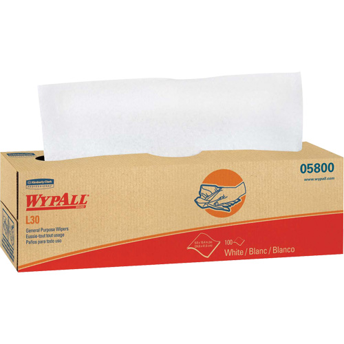 WypAll&reg; L30 General Purpose Towels, All-Purpose, 16-2/5" L x 9-4/5" W Equipment World