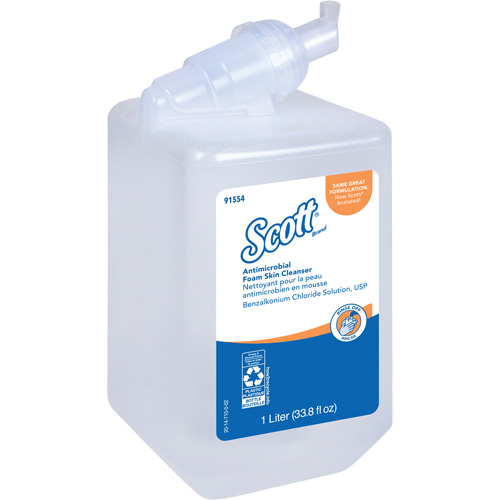 Scott&reg; Control Antimicrobial Skin Cleanser, Foam, 1 L, Unscented Equipment World