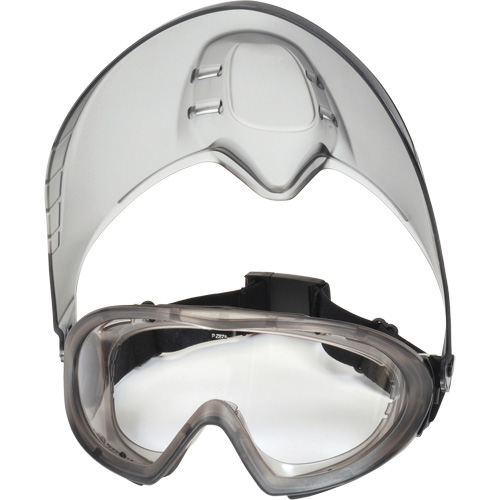 Lunettes de s&eacute;curit&eacute; Capstone Shield avec &eacute;cran facial amovible, Lentille Transparent, Antibu&eacute;e, Ventilation Directe/Ferm&eacute; Equipment World