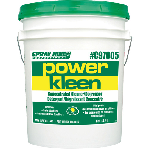 Produit nettoyant pour nettoyeur de pi&egrave;ces Power Kleen, 20 L, Seau Equipment World