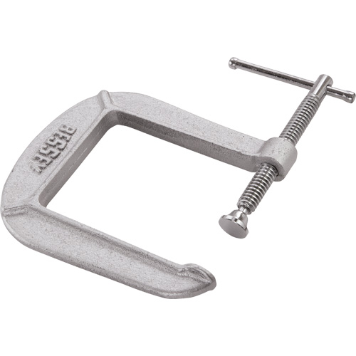 Light-Duty C-Clamp, 3" (76 mm) Capacity, 4-1/2" (114 mm) Throat Depth Equipment World