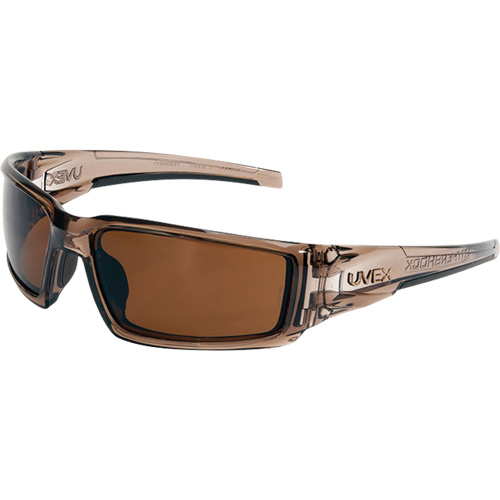 Uvex Hypershock Safety Glasses, Espresso Lens, Anti-Scratch/Polarized, ANSI Z87+ Equipment World