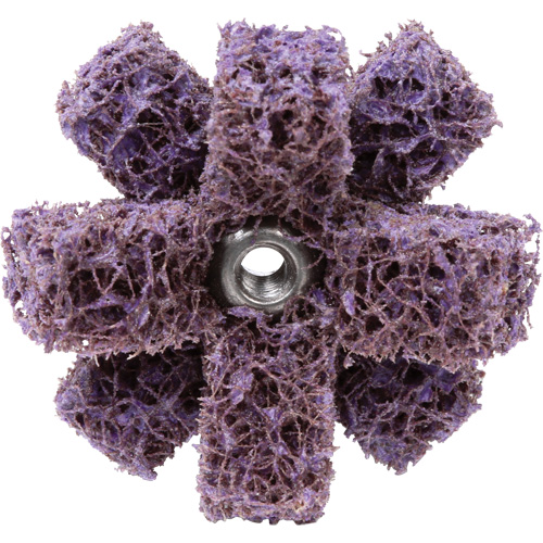 Scotch-Brite Cross Buff, BF-XB, 1-1/2" Dia., Medium Grit, Aluminum Oxide Equipment World