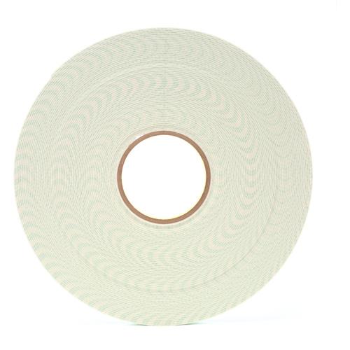 Double-Coated Urethane Foam Tape, 33 m (108') L x 12.7 mm (1/2") W, 62 mils, Urethane Equipment World