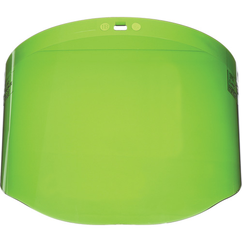 Faceshield Window, Polycarbonate, Green Tint Equipment World