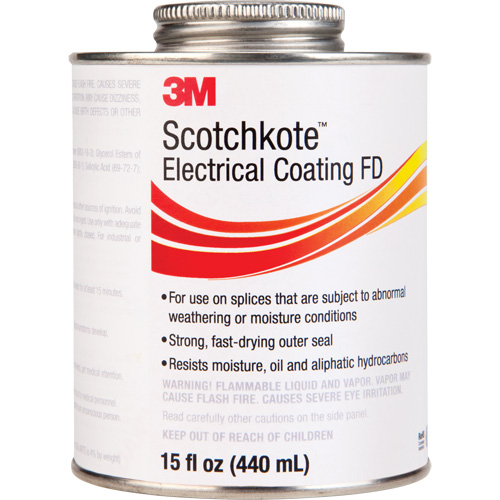 Scotchkote Electrical Coating FD, Clear, 15 oz., Can Equipment World