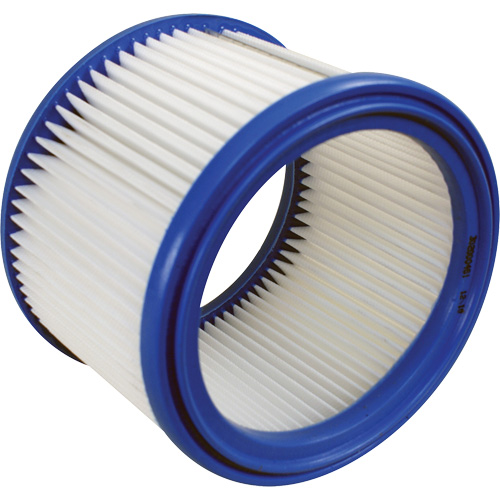 Replacement PET-Fleece Vacuum Filter, Cartridge, Fits 7 US gal. Equipment World