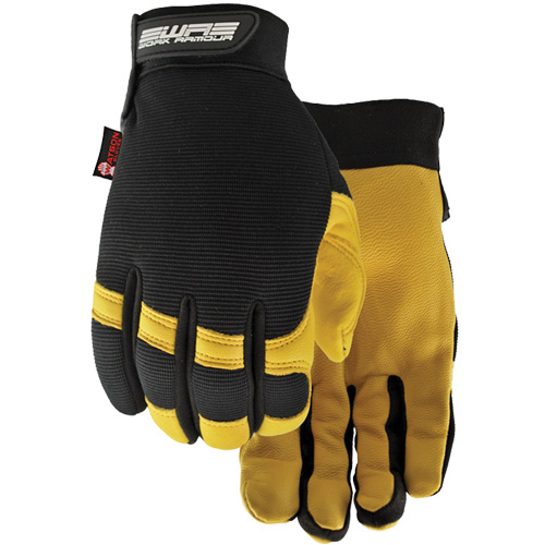 Flextime Water Resistant Gloves, Grain Goatskin Palm, Size Large Equipment World