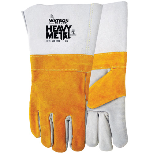 Cow Town Flame-Resistant Gloves, Split Cowhide, Size Large Equipment World