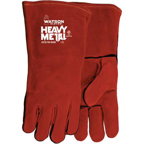 Fire Brand Welding Gloves, Split Cowhide, Size One Size Equipment World