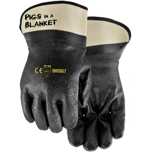 Pigs in a Blanket Coated Gloves, One Size, Nitrile/PVC Coating Equipment World