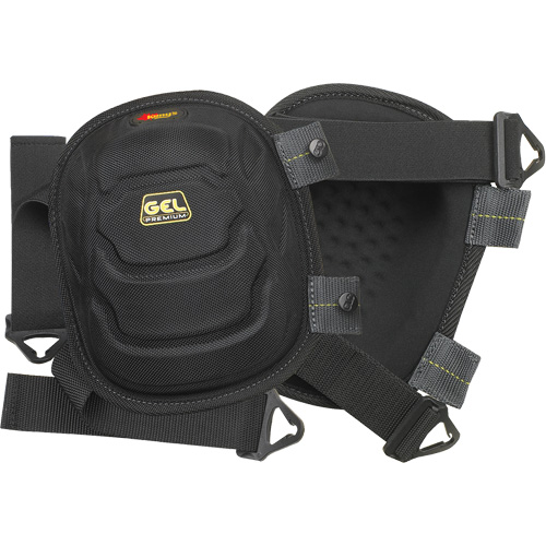 Gel-Tek Flooring Knee Pad, Buckle Style, Plastic Caps, Gel Pads Equipment World
