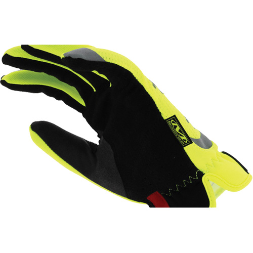 FastFit&reg; High-Visibility Work Gloves, Synthetic Palm, Size Medium/9 Equipment World