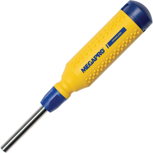 Original Stainless Steel 15-in-1 Multi-Bit Screwdriver, 8-37/50" L, Textured Handle Equipment World