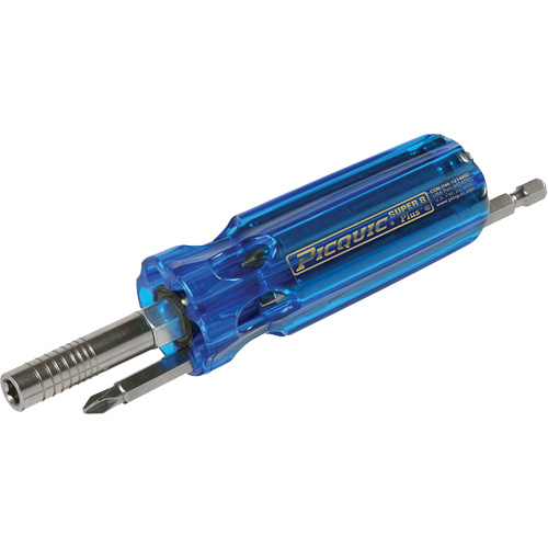 Super 8 Plus Multibit Screwdriver, Plastic Handle Equipment World