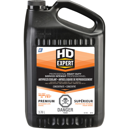 Antigel/liquide de refroidissement concentr&eacute; pour dur&eacute;e de vie prolong&eacute;e pour moteur diesel Turbo Power, 3,78 L, Gallon Equipment World